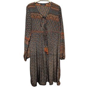 Karma highway long sleeve dress